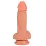 Winzfred 7.9 Inch Realistic Dilo Ultra-Soft Dilo for Beginners with Flared Base for Hands-Free Play
