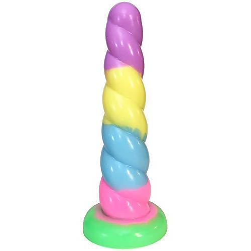 Silicone Unicorn Horn Pastel Pleasures Dildo - Medium