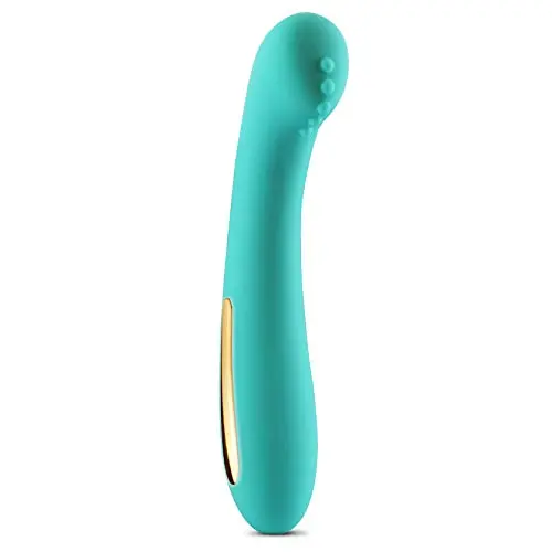 Rechargeable Powerful Dildo - 7 Functions Clitoral G spot Vibrating Massager - Body Safe Silicone and Waterproof - Help You Reach Orgasm More Often - Great Addition to Your Toy Box (Teal) Rechargeable Powerful Dildo - 7 Functions Clitoral G spot Vibrating Massager - Body Safe Silicone and Waterproof - Help You Reach Orgasm More Often - Great Addition to Your Toy Box (Teal)