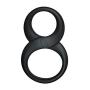 Rocks Off 8 Ball Cock Rings, Black, 9 Ounce