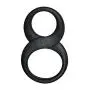Rocks Off 8 Ball Cock Rings, Black, 9 Ounce