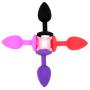 Guiseniour Back Trainer Silicone Rose Plugs Stimulation for Starter Beginner Men Women Have Fun Adult Toys