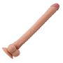 Suction Cup 16.53 Inch Extra Long Huge Massage Wand with Suction Cup Personal Body Massager (Color : Flesh)