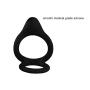 SheLins Softy Silicone Cock Rings, Penis Enlarger Stronger and Harder Erection to Prolonging Climax Sex Toys for Men (Flexible Size)