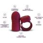 Viberate Couples Rechargeable Massager with Remote Control for Multi Speed Therapeutic Muscle Relaxation