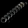 Huge Big Size Double Head Ultra Smooth Crystal Glass Stick Ridged Spiral Designed for Women Men