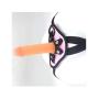 MXYLYM9 Pěggìng Stràp ón, Real Feeling Powerful Beginner Soft Massaging with Suction Cup 100% Secret Packing PVC+ Leather Pants (L:6.29inch, W: 1.45inch) (Color : Skin Color)