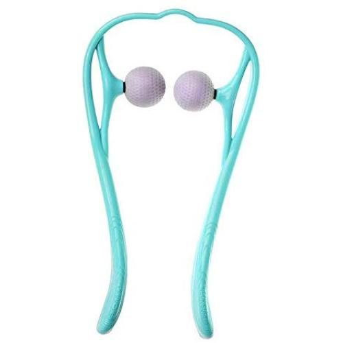 Office Neck Massager,Pressure Point Massager,Home Manual Neck and Shoulder Finger Pressure deep Tissue Trigger Point Manual self Muscle Massage (Blue)