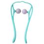 Office Neck Massager,Pressure Point Massager,Home Manual Neck and Shoulder Finger Pressure deep Tissue Trigger Point Manual self Muscle Massage (Blue)