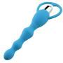 Wireless Handheld Vibrating Massage Magic Wand Anales Trainer Massage Toy， Vib Anales Beads Silicone Trainer Fun Toys for Beginners and Advanced Users Blue by Luseeo