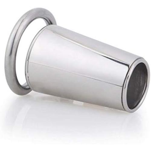 GKWJD-Chástí-ty Belt Cock Lock Anti-Off Belt Metal Confinement Padloc Hypoallergenic Device Suitable for Men -T41 (Size : 45mm)