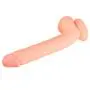 ZWWTTM 11 Inch Realistic Silicone D-î-ldo for Women Massager Soft and Health (Color : Beige)