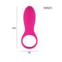 10 Frequency Vibration Silicone Massage Ring, Effective Time Delay Massager, Waterproof, Bendable, Couple Best Gift