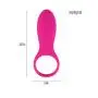 10 Frequency Vibration Silicone Massage Ring, Effective Time Delay Massager, Waterproof, Bendable, Couple Best Gift