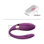 Vibrator Waterproof with a Quiet Double Vibration Mode, magnetically Rechargeable Toy for Couple Games, Wireless Remote Control