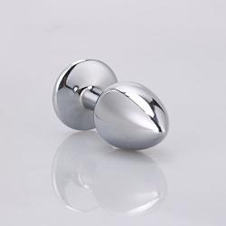 YTYC Stainless Steel Training Massager,Anal Beads Adult Sex Toys Butt Plug Sex Products Rhinestone (Light Blue)