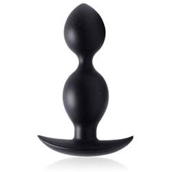 Master Series Orbs Steel Weighted Duotone Silicone Anal Plug