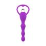 Vǐbrate 3D Fun Toys For Women Anales Trainer Massage Toy， Vib Anales Beads Silicone Trainer Fun Toys for Beginners and Advanced Users Purple By ALBK
