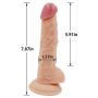 Wytinug Toy Realistic Dido Toys for Beginner, with Strong Suction Cup, 7.8" Lifilike Pen-NIS for Hands-Free