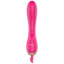 Beginners Mini Vibratòr for Women Private Play with 7 Powerful Vibration Modes (Color : Red)