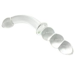 Heart 2 Heart Dildo Borosilicate Glass G-Spot, Clear