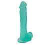 Lfcmf 10.23 Inch Soft Male Women D-í-l&dɔ PVC Material Female Relaxation Massager (Color : Green)