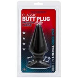 Doc Johnson Anal Plug, Large, Black