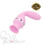 Realistic Vibratòr for Wonem Handheld Tongue Suck & Lick Stimulate C-lítōris G-pōint Simulator, Rechargeable Waterproof Silicone Massager Pink by ALBK