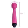 Zemalia Wand Massager Vibrator Waterproof Cordless 5 Speeds 5 Powerful Patterns Vibrating Toy for Adult