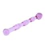 Eastern Delights Elite 10 Inches Ghost Glass Pleasure Wand, Glans Stimulator Head Glass Dildo with Smooth End Anal Plug, Light Purple