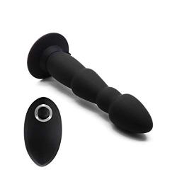 Rechargable Waterproof Huge anāl Plúg Toy Massager Remote Control Bùtt Toys for Male with Suction Cup