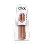 Pipedream Products King Cock 11" Two Cocks One Hole, Tan, 38.6 Lb