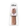 Pipedream Products King Cock 11" Two Cocks One Hole, Tan, 38.6 Lb
