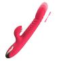 Stretch + Telescopic Heating + Clitoris Vibration G Spot Vibrator Wand, USB Charging Powerful Dual Motor Rabbit Vagina Vibrate Stimulator Massager Clit Masturbation Dildo for Female Women Girl Coupl