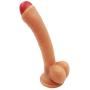 Vibrantor for Women Realistic Didlo with Suction Cup Amal Plug Artificial Pennis Adullt Six Toy for Women Couples Coffee