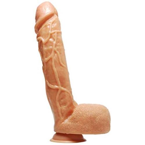 Sexflesh Bulging Buster Suction Cup Dildo, 11 Inch