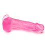 Heiyy 7.87inch Super Soft Toy with Strong Suction Cup Base Suction Ďîldɔ Great for Beginners A-d-ULT Toys Tools Female Waterproof for Women (Color : Pink)