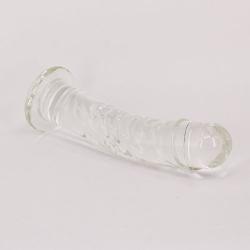 DiscountOne Crystal Realistic Big Pleasure Wand Dildo Sex Toy Massager, Clear