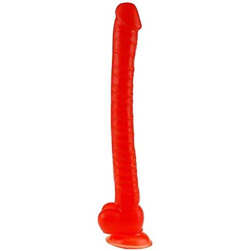 Lfcmf Ultra-Soft Realistic Toy with Suction Cup for Hands-Free Play,42cm (Color : Red) Lfcmf Ultra-Soft Realistic Toy with Suction Cup for Hands-Free Play,42cm (Color : Red)
