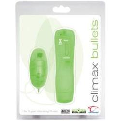 Climax Bullets 10X Super Vibrating Bullet, Green