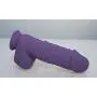 Lickerlish Rummy Fatty 8" Ultra Thick Premium Silicone Dildo Suction Cup, Purple, 2 Pound
