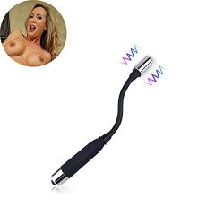 Lawani Amal Plug Beginner Bendable Smooth Waterproof Massage Stick (Black)