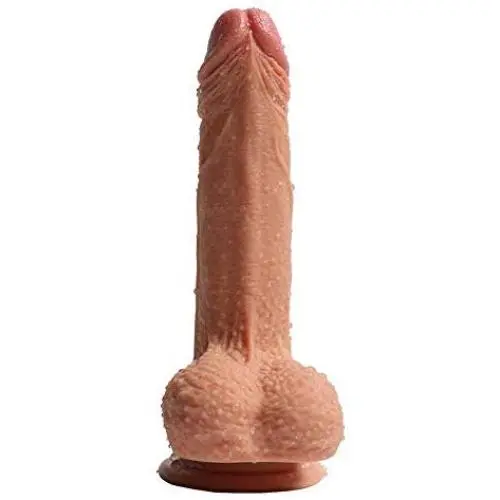 7 Inch Dildo Pure Two-Layer Silicone Soft Outside and Firm Inside Penis with Strong Suction Cup 7 Inch Dildo Pure Two-Layer Silicone Soft Outside and Firm Inside Penis with Strong Suction Cup
