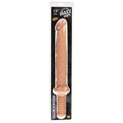Nasstoys Maxx Men Flesh Dildo with Handle, 13 Inch
