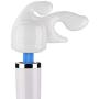 Massager Attachments, Massager Accessories Attachment Silicone- Two Different Styles (White+Purple)