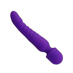 Electric Wireless Handheld Purple Wand Massager with Powerful Vibrate,Relieve Body Fatigue,Whisper Quiet