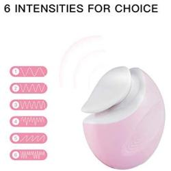HOMI Mini Massager, Wireless,6-Speed USB Rechargeable Massager (Pink)