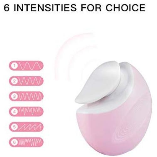 HOMI Mini Massager, Wireless,6-Speed USB Rechargeable Massager (Pink)