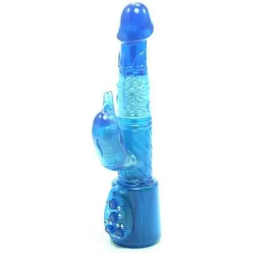 Golden Triangle Jungle Jigglers Dolphin Blu Vibrator Golden Triangle Jungle Jigglers Dolphin Blu Vibrator