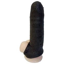 Black Silicone Cóndom Reusable Pênnís Sleeve Enlargement Toys for Men Chástity Clítoris Stímulator Pênnís Rings 9 INCH